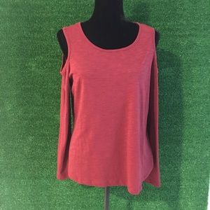 Iman Cold Shoulder Long Sleeved Tee